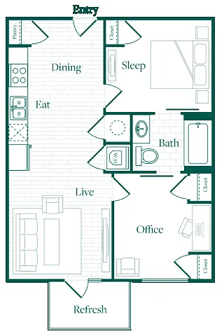 Floor plan Revel