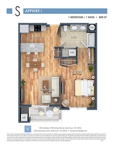Floor plan Sapphire I