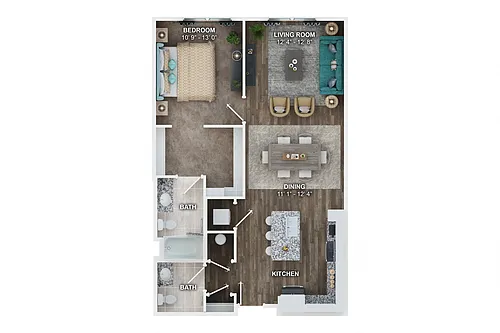 Floor plan A6A