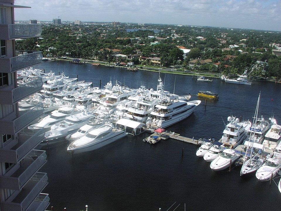 View of Fort Lauderdale Boat Show from balcony