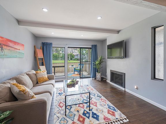 Looking out to the Patio from the Living Room.