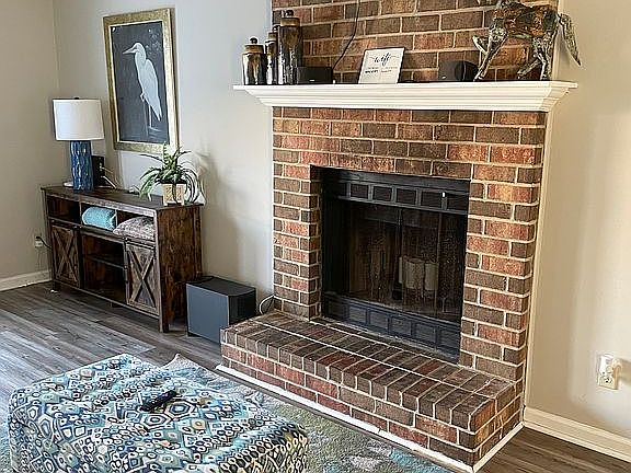 Great room fireplace