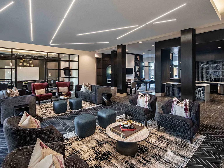 Clubhouse lounge
