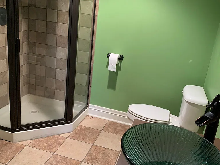 Basement bathroom