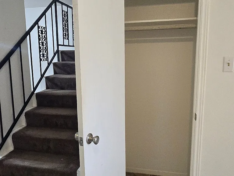 next to stairs