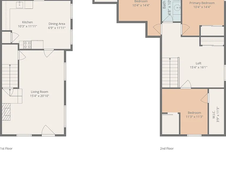 Floor Plans, Upper & Lower
