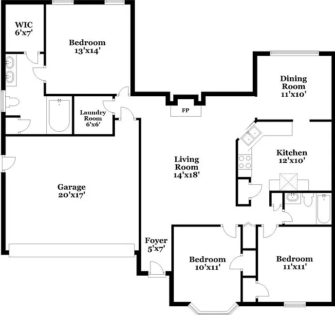 3 bed, 2.0 bath, 1659 sqft, $2,370 — Photo 2