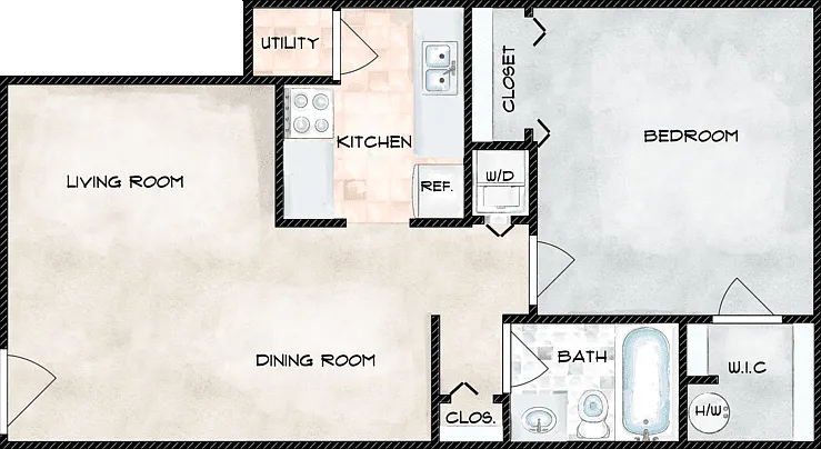 The Colonial Floorplan Diagram
