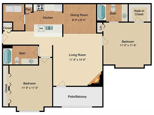 Floor plan Green Leaf Redev