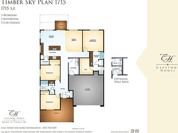 Timber Sky Floorplan 1715