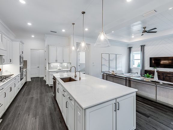Open concept floor plan