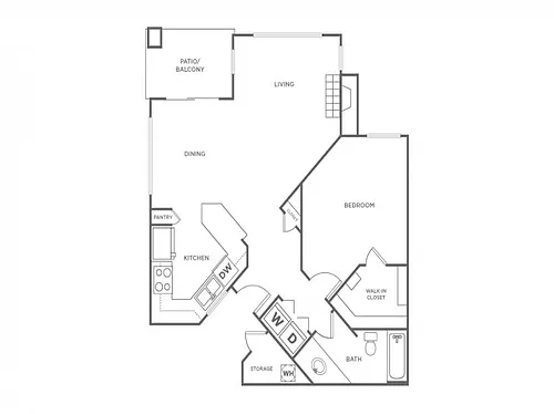 Floor plan 1A - Sophisticated