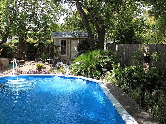 Swimming Pool and Garden Shed
