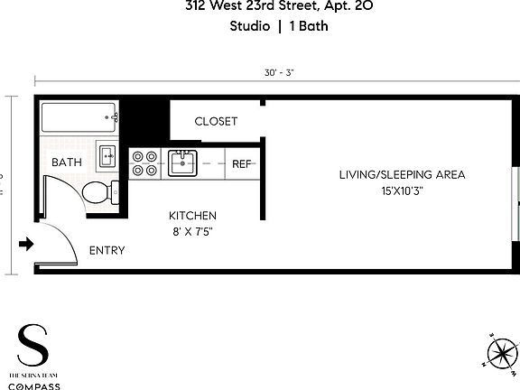 2nd image of 312 W 23rd St APT 2O
