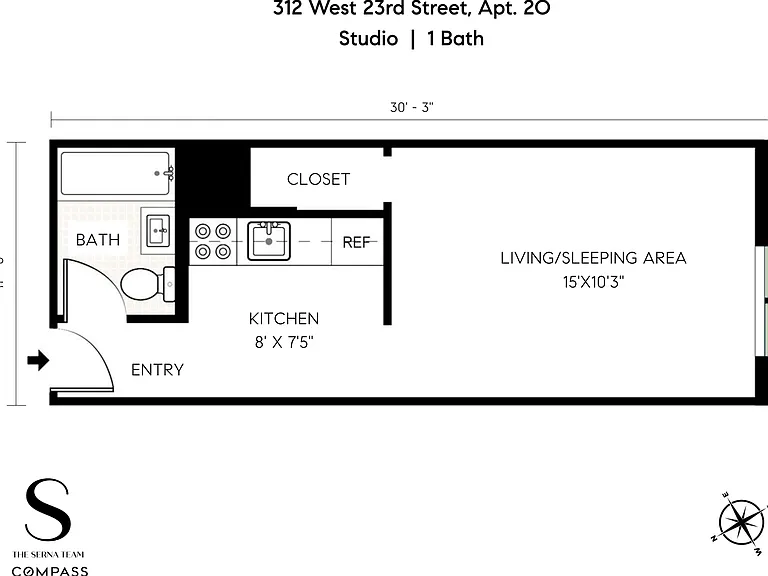 312 W 23rd St #2O — Photo 2