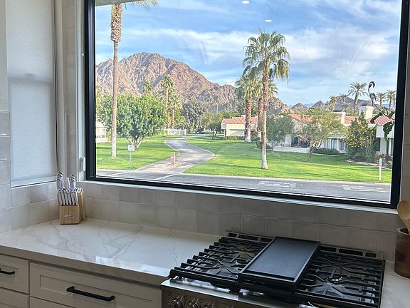 Gorgeous picture window view towards The La quinta Resort