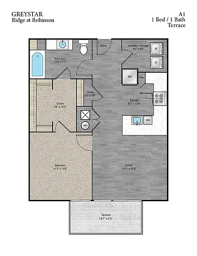 Floor plan A1