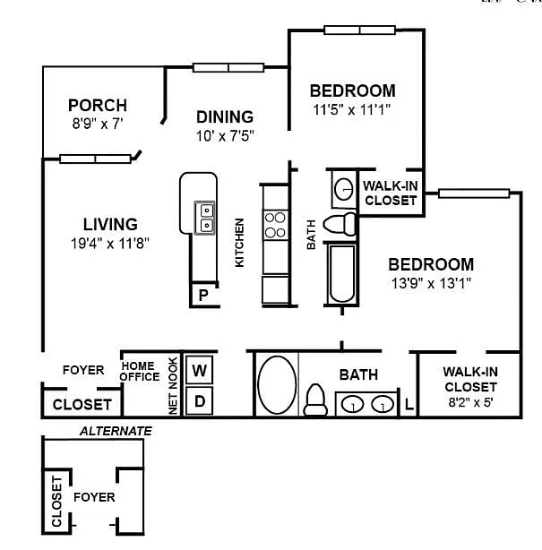 Floor plan B3