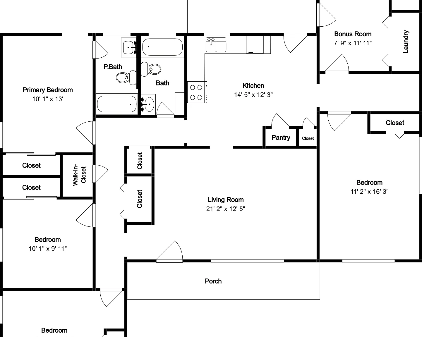 4 bed, 2.0 bath, 1550 sqft, $1,745 — Photo 2