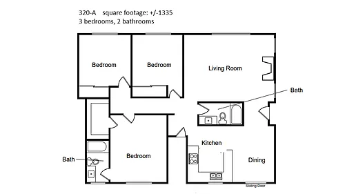 Floor plan 3 bedroom