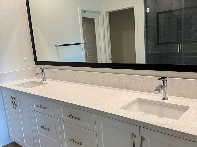 Master bathroom - dual sinks