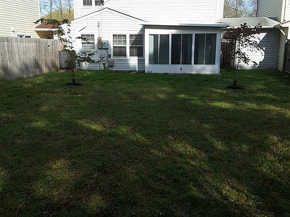 Large fenced in back yard