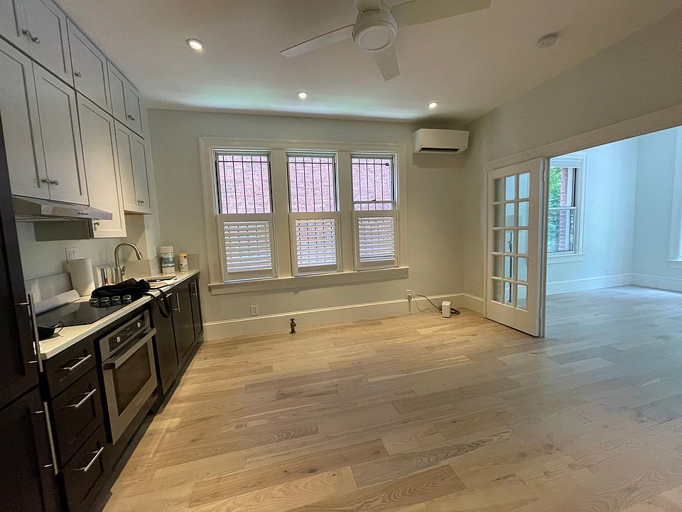 View of Galley Kitchen area and living room areas