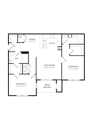Floor plan Cabana