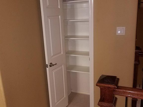 upstairs linen closet for bedrooms