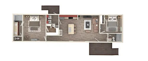 Floor plan 2X2
