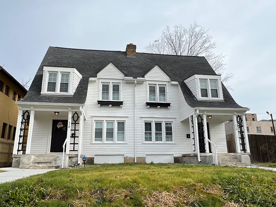 Fully restored 106-year-old 118 Central Avenue (Duplex Left Side) located in historic Grafton Hill.