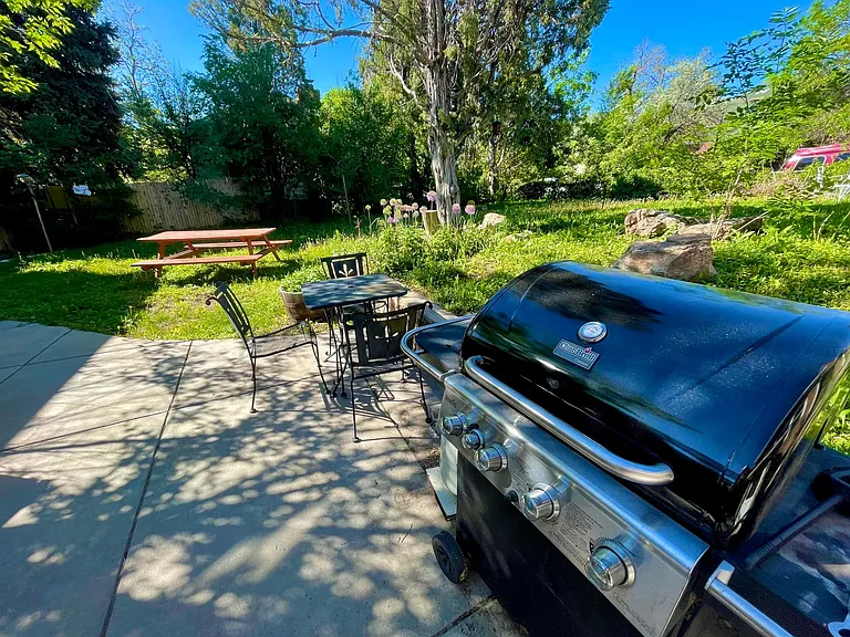 Large shared yard area w BBQ