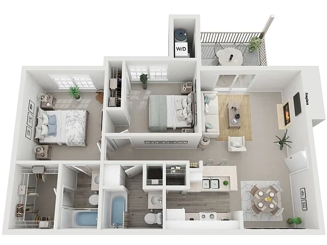 Floor plan 2X2