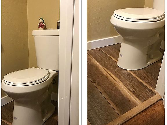 Upgraded half bath 