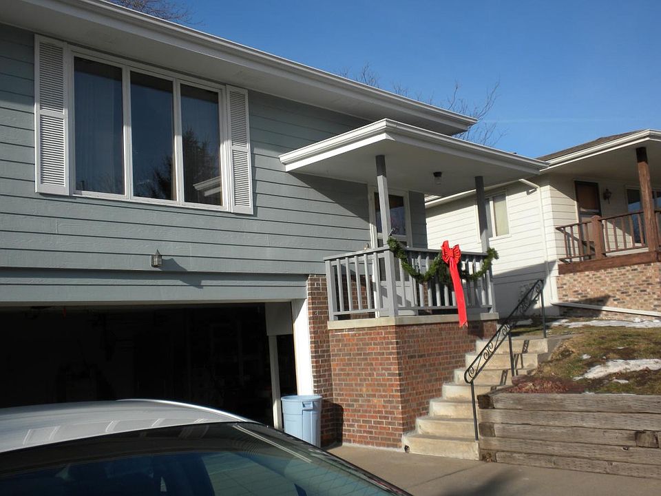 half of duplex with 2 car garage