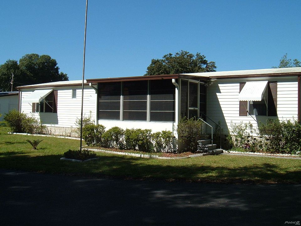 Front view shows sun room