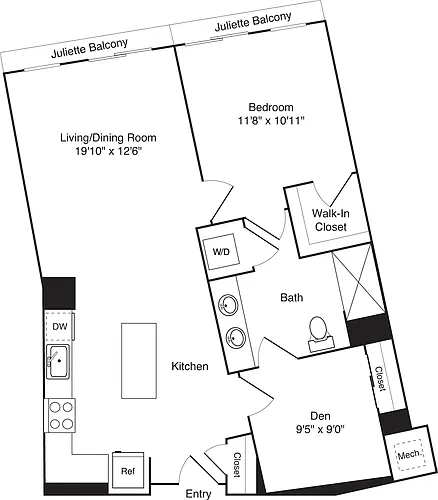 Floor plan B02-1