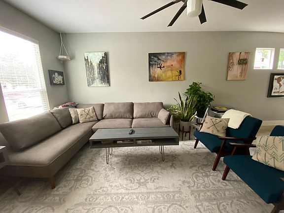 Left side of open living area