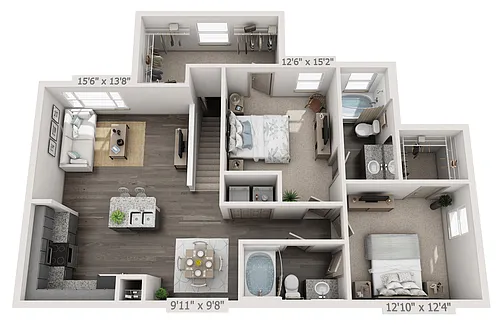 Floor plan B3