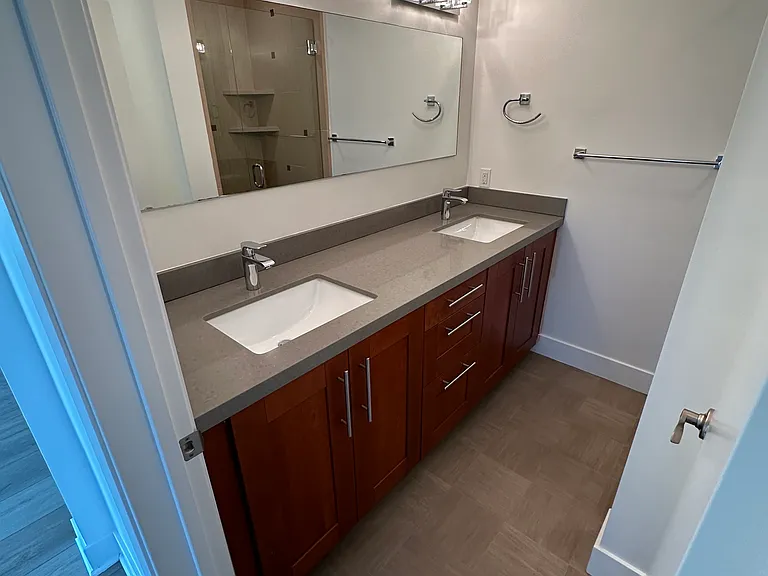 Guest Bath Vanity with Double Sinks