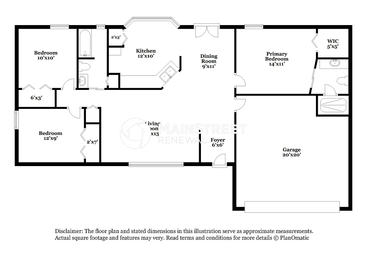 Floor Plan - 3402 13th St SW