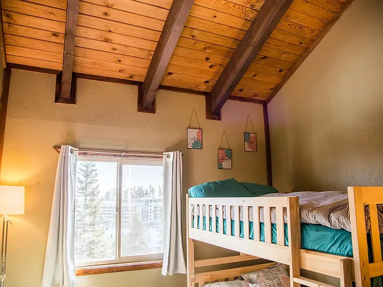 Full over full bunk bed with pull out trundle