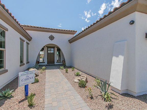 entry Carina model home Tranquility at Montecito in Estrella William Ryan Homes Phoenix