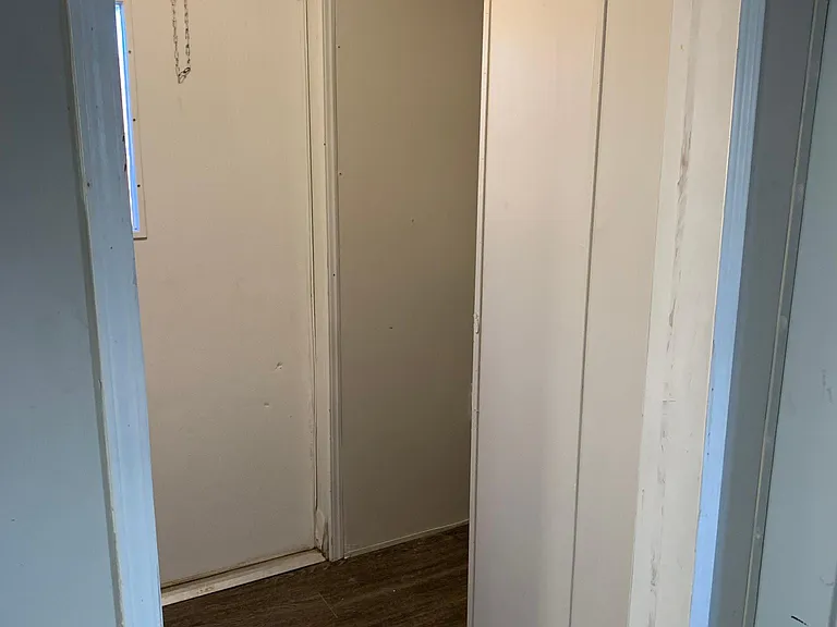 laundry room and back door