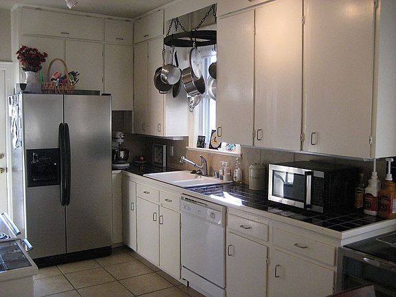 Loads of cabinet space and a double stove!