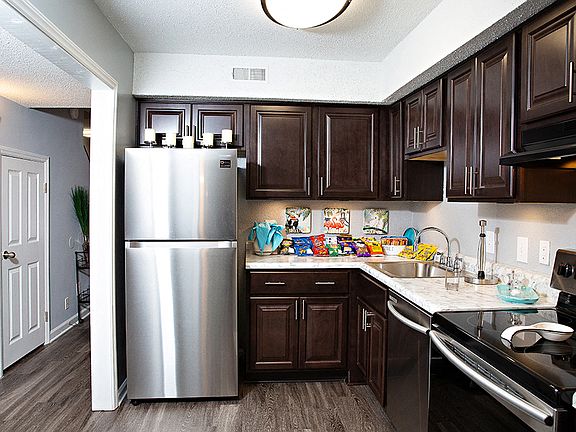 The Williamsburg - Kitchen with Stainless Steel Appliances