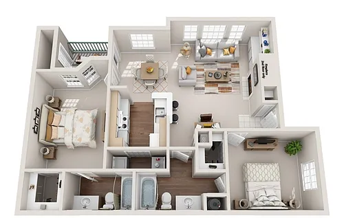 Floor plan Hickory