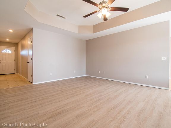 LR from Fireplace to hall and kitchen