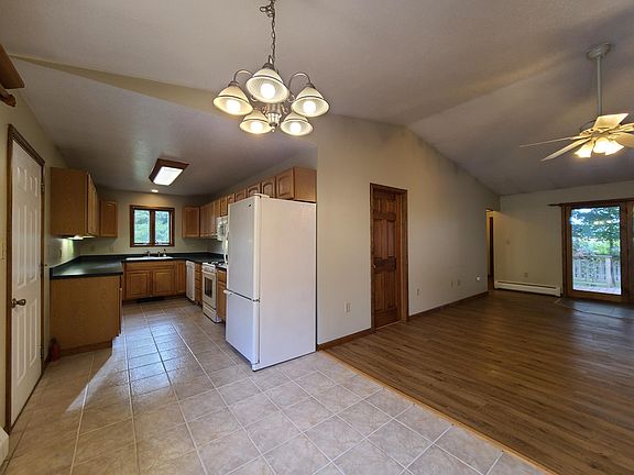 Kitchen and living room view