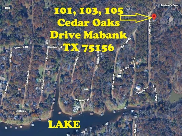 105 Cedar Oaks Dr, Mabank, TX 75156
